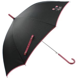 キャラクターアンブレラ LOVELOVEシリーズ プーさん ブラック 60cm×4セット