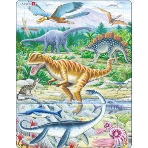 ノルウェイ ラーセン社 恐竜 35ピース×4セット