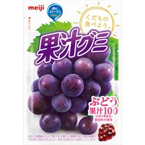 明治 果汁グミ ぶどう 51g×10袋×19セット