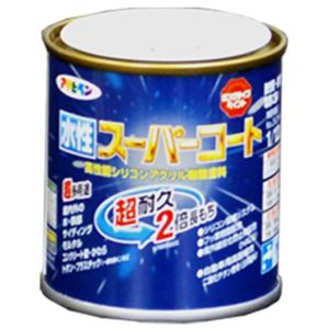 （まとめ買い）アサヒペン 水性スーパーコート カーキー 1/12L×12セット