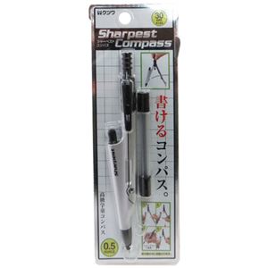 （まとめ買い）シャーペストコンパス シルバー×6セット