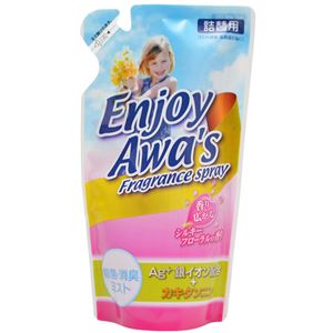 (まとめ買い)エンジョイアワーズ 消臭スプレー シルキーフローラルの香り 詰替用 300ml×21セット