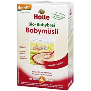 （まとめ買い）ホレ社 オーガニック全粒ベイビーミューズリー離乳食マッシュ(6ヶ月から) 250g×15セット