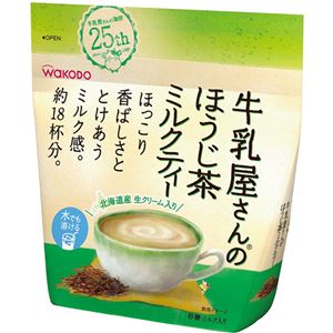 （まとめ買い）牛乳屋さんのほうじ茶ミルクティー 200g×16セット
