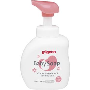 （まとめ買い）ピジョン ベビー全身泡ソープ ベビーフラワーの香り 500ml×17セット