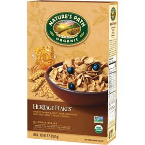 （まとめ買い）ネイチャーズ パース オーガニックシリアル ヘリテージフレーク 375g×11セット