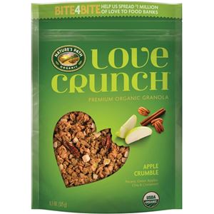 （まとめ買い）ネイチャーズ パース ラブクランチ オーガニックグラノーラ アップルクランブル 325g×8セット