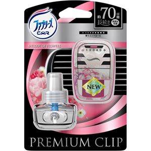 （まとめ買い）ファブリーズ プレミアムクリップ メロディオブフラワーズ 本体 7ml×8セット