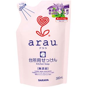 （まとめ買い）arau.(アラウ) 台所用せっけん つめかえ用 380ml×24セット
