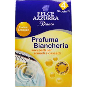 （まとめ買い）フェルチェアズーラ イルビアンコ パフューム リネンサシェ ロングラスティング 70g×4×3セット