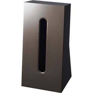 (まとめ買い)ティッシュケース スマート ブラウン×4セット