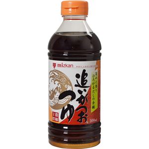 （まとめ買い）ミツカン 追いがつおつゆ 2倍濃縮 500ml×14セット