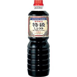 （まとめ買い）ヤマモリ 特級濃口しょうゆ 1L×4セット