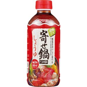 （まとめ買い）ヤマモリ 寄せ鍋つゆ しょうゆ 濃縮3倍 500ml×24セット
