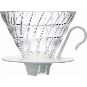 （まとめ買い）ハリオ V60耐熱ガラス透過ドリッパーN02 VDGN-02W×4セット