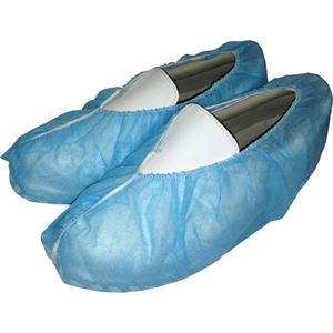 Clean Bell's 不織布シューズカバー 100枚入 #7050 ブルー フリー