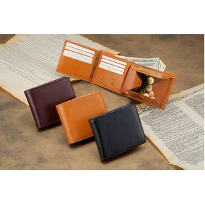 オリーチェレザー二つ折りウォレット　【カラー】ブラック