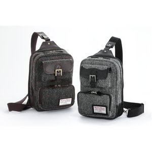 Ｂｒｉｔｉｓｈ Ｇｒｅｅｎ （ブリティッシュグリーン）ハリスツイード・ワンショルダーバッグ 【カラー】グレー