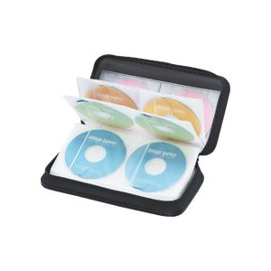 DVD・CDケース 72枚収納 ブラック