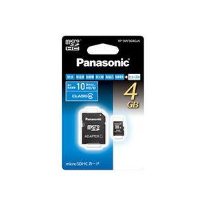 microSDHCメモリーカード 4GB CLASS4