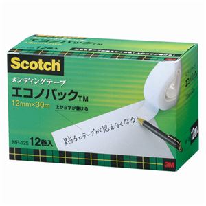 スコッチ メンディングテープ エコノパック 小巻 12mm×30m 12巻入