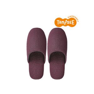 TANOSEE 吊りこみソフトスリッパ コリンズ レッド