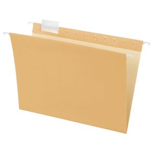 TANOSEE ハンギングフォルダー A4 クリーム 5冊入