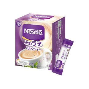 （まとめ）ネスレ ふわラテ ミルクティー 120本入×2箱
