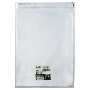 TANOSEE OPP袋 角2封筒用 フタ・テープ付 240×330+40mm 100枚入