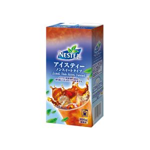(まとめ)ネスティー アイスティー ノンスイートタイプ 1L紙パック 18本入