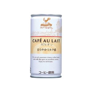 (まとめ)カフェ・オ・レ 190g缶 30本入×3ケース