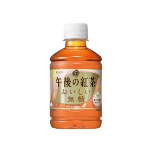 （まとめ）午後の紅茶 おいしい無糖 280mlペット 24本入