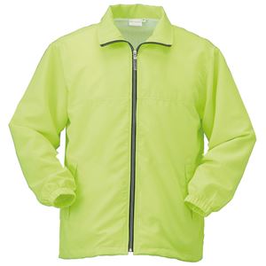 ウインドブレーカー ポリエステル100%（デュースポ） グリーン（蛍光） Lサイズ