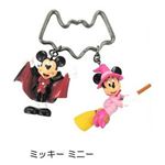 ハロウィン コウモリキーチェーン(ミッキー ミニー)
