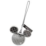 【Disney】ディズニー モバイルミラーストラップ（シルバー）