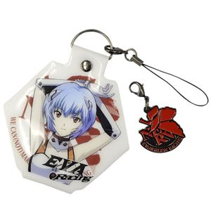 【エヴァンゲリオン】エヴァンゲリオンレーシング メタルプレート付きストラップ（レイ ホワイト）