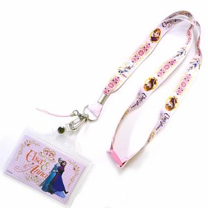 アナと雪の女王 カードホルダー付きネックピース(アナ&エルサ&オラフ)