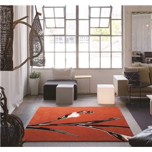 NE×THOME MERI RUG 140×200cm オレンジ