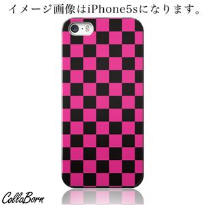 CollaBorn スマホカバー iPhone5／5s 「[PK x BK]」