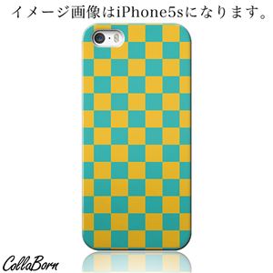CollaBorn スマホカバー iPhone5／5s 「[GR x YL]」