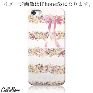 CollaBorn スマホカバー GALAXY S4（SC-04E） 「Flower border」