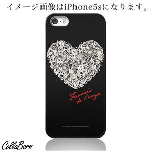 CollaBorn スマホカバー GALAXY S4（SC-04E） 「Lace Heart」