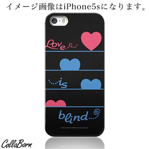 CollaBorn スマホカバー iPhone5c 「Love is bliend_Black」