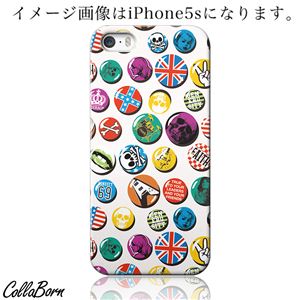 CollaBorn スマホカバー Xperia Z1 f （SO-02F） 「Chock-full of Badge」