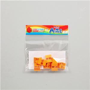 Artecブロック 三角A 8P オレンジ