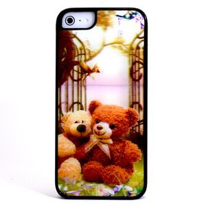 aglowDESIGN iPhone5/5s　3Dプラスチックケース　ベアー