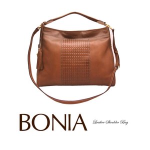 BONIA(ボニア)レザーワンショルダーバッグ/本革/牛革/シンプル/レディース/2way【boniabag-95】【860081-101-05】
