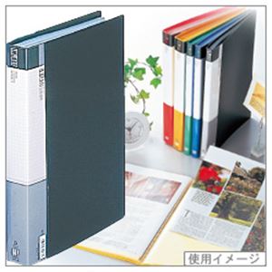 リヒトラブ 環境対応クリアブック(タテ) A4・ポケット60枚・ブラック