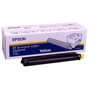 エプソン トナーカートリッジ イエロー 型番:LPCA3ETC3Y 印字枚数:7500枚 単位:1個