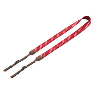 サンワサプライ 小型デジタル一眼ストラップ・水玉（レッド） DG-SST5R